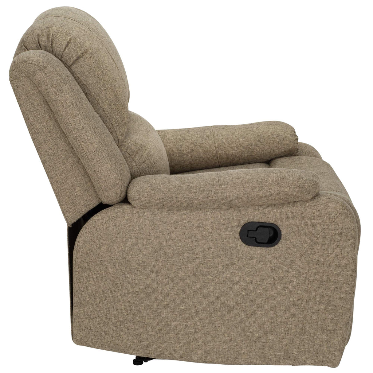 RecPro Charles Collection | 30" Zero Wall Wall Hugger Recliner | RV Living Room (Slideout) Chair | Cloth (Oatmeal, 1 Chair) RecPro