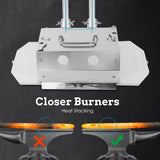 ATkrou Gas Propane Forge 2600°F,Double Doors,Large Capacity,Portable Equipment,Knife Making(Stainless Steel) Blacksmithing Farrier tool,Gas Welding Kits, Forge Kit GY200 ATkrou