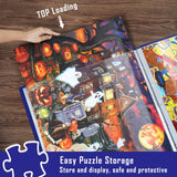 HXMARS Puzzle Storage Folder for 1000-Pieces: Large Capacity Jigsaw Puzzles Organizer Portable with 20 Pockets, Dustproof & Protective Puzzle Accessory HXMARS