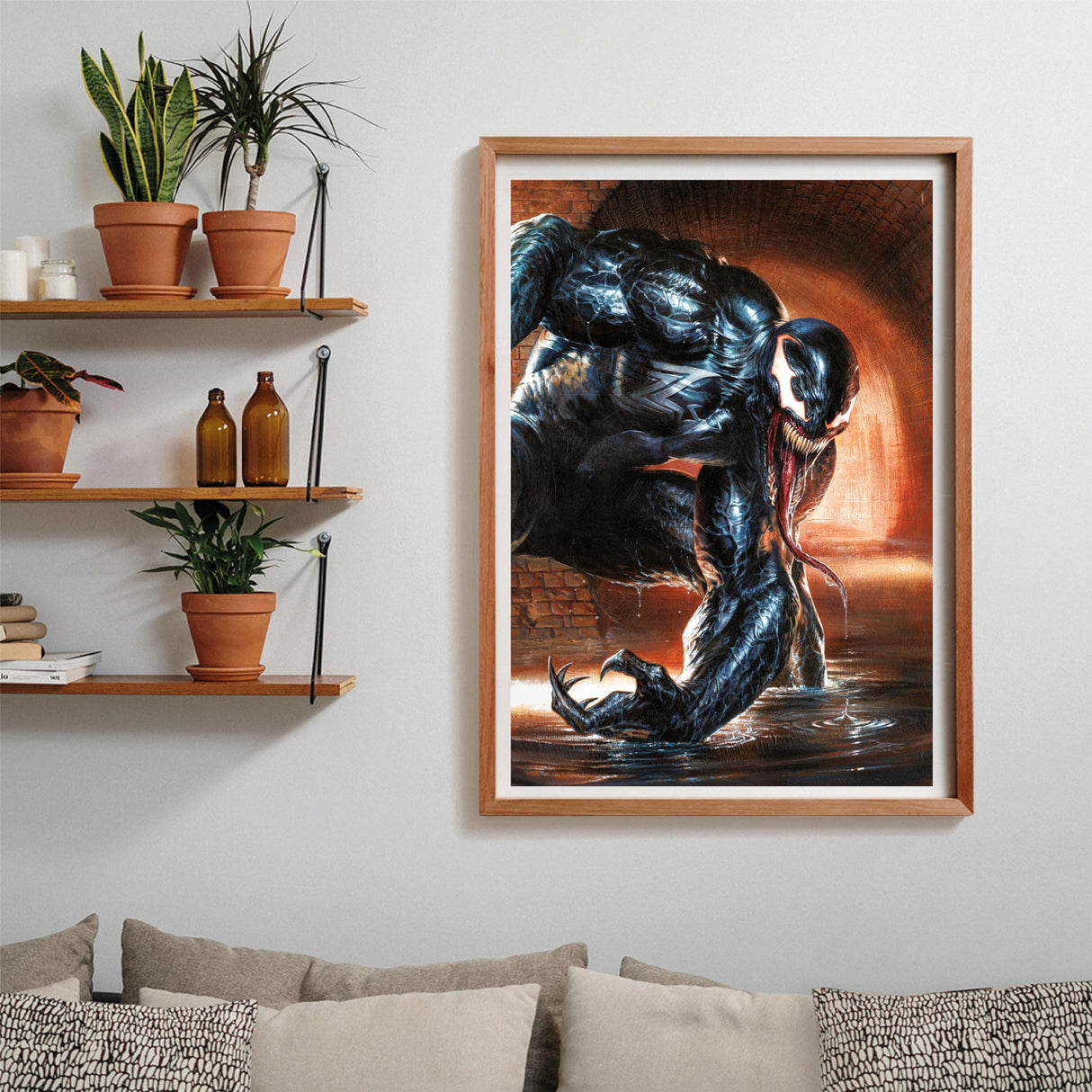 Clementoni Marvel Venom Puzzle - 1000 Pieces - Adult Jigsaw Puzzle, Poster Included, Marvel Puzzle, Superhero Puzzle, Fun for Adults, Made in Italy, 39879 Clementoni