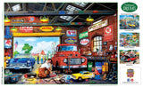 MasterPieces - 1000 Piece Jigsaw Puzzle, Wayne’s Garage, Fun for Adults, Family, Kids, Matte Finish, 19.25" x 26.75 Masterpieces