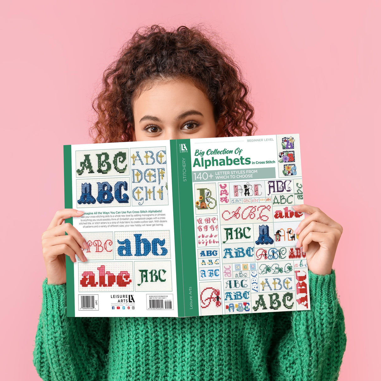 A Big Collection of Alphabets in Cross Stitch LEISURE ARTS