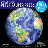 PETER PAUPER PRESS Planet Earth 1000 Piece Round Jigsaw Puzzle PETER PAUPER PRESS