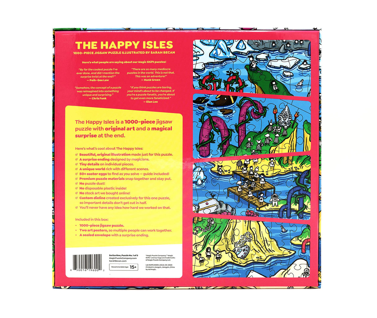 The Happy Isles • 1000-Piece Jigsaw Puzzle from The Magic Puzzle Company • Series One Magic Puzzle Company