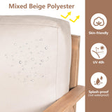 XD Designs 4 Piece Outdoor Patio Furniture Set, Acacia Wood Sectional Sofa wSeat Cushions, All-Weather Patio Conversation Seat with Couches and Coffee Table for Garden Backyard Balcony XD Designs