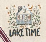 Stitcher's Revolution Lake Life Stitcher~'s Revolution Iron on transfers for Embroidery, White Aunt Martha's