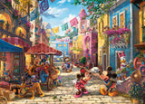 Ceaco - Thomas Kinkade - Disney - Mickey and Minnie in Mexico - 1000 Piece Jigsaw Puzzle Ceaco