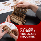 UGEARS V8 Engine Model Kit - Advanced 3D Wooden Puzzles for Adults - DIY Kits Gifts for Engineers - 3D Puzzle Model Engine Kit for Adults for Father's Day, Birthdays, Christmas - 776 Pcs UGEARS