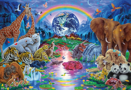 Ceaco - Kentaro Nishino - Family of The Earth - 2000 Piece Jigsaw Puzzle Ceaco