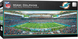 MasterPieces NFL Miami Dolphins Stadium Panoramic Jigsaw Puzzle, 1000 Pieces, Team Color Masterpieces