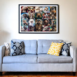 Think2Master Cute Dogs 500 Pieces Jigsaw Puzzle Featuring heartwarming Puppies and Dogs. Fun Teens, Seniors & Families. Great Gift for Kids Ages 13+ Size: 26.8” x 18.9” THINK2MASTER