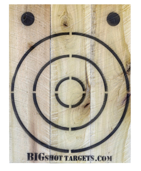 Heavy Duty Wooden Axe Target- for Throwing Axe, Tomahawk, Throwing Knives, Throwing Stars, Hatchet BIGSHOT