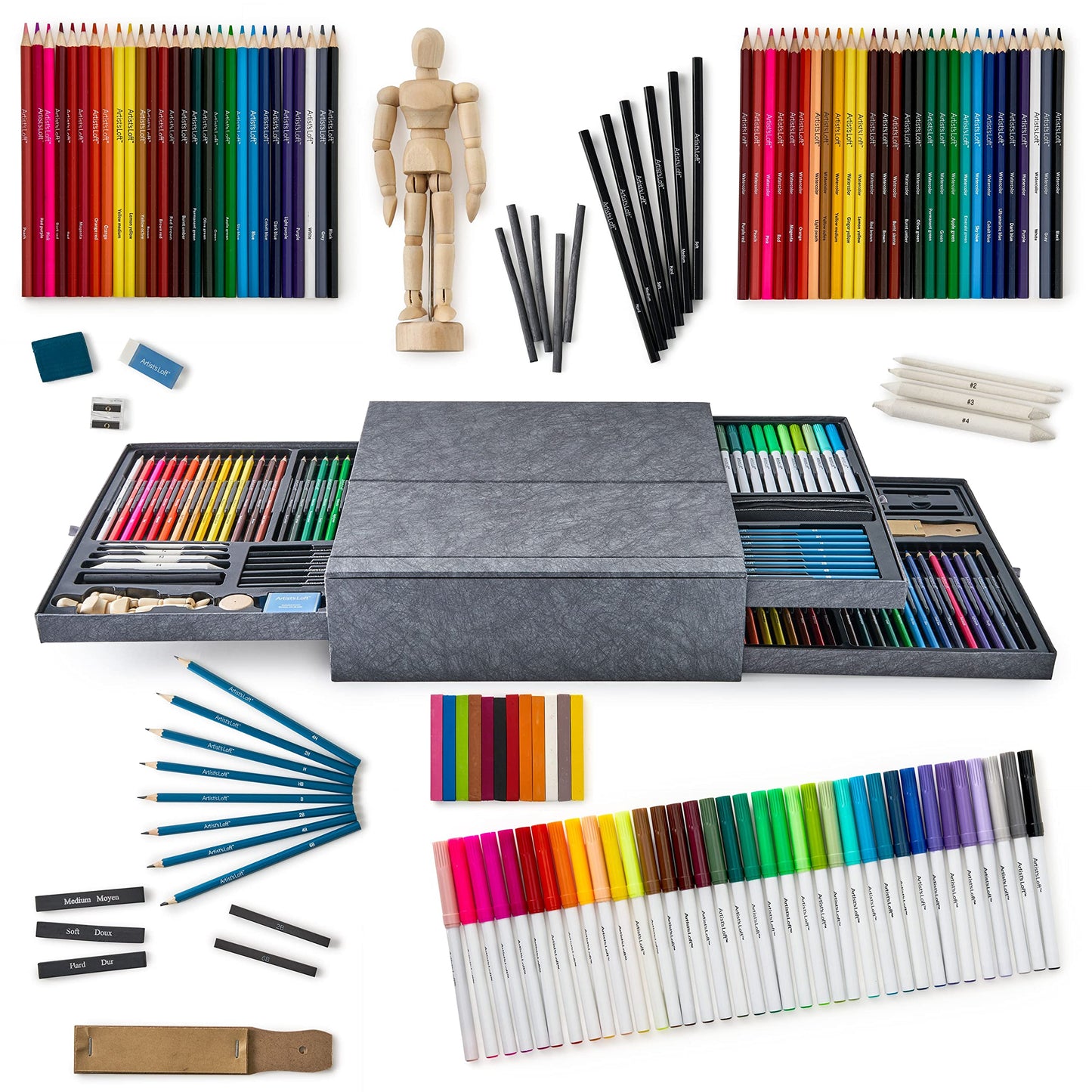 140 pc. Deluxe Drawing Set by Artist's Loft®