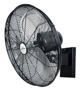 iLiving 18" Outdoor Oscillating High Velocity Wall Fan with 4150 CFM Heavy Duty Weatherproof Motor, Variable Speed Adjustment for Workshop, Garage, Patios, Commercial and industrial, 18 inch,Black iLiving