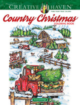 Creative Haven Country Christmas Coloring Book (Adult Coloring Books: Christmas) Dover Publications