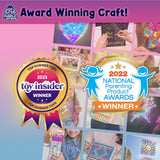 PURPLE LADYBUG DIY Headband Making Kit - Crafts for Girls Ages 6-8, 5-9 Years Old Girl Gifts, Birthday, Hair Accessories, Fun Summer Activities for Kids, Back to School Gifts for Students PURPLE LADYBUG