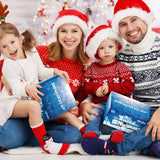 9 Pack Christmas Crafts, DIY Christmas Snowman Clay for Kids, Build Your Snowman Craft Kit, Modeling Clay Snow Man Making Game, Xmas Crafts Presents Winter Christmas Stocking Stuffers RoseFog