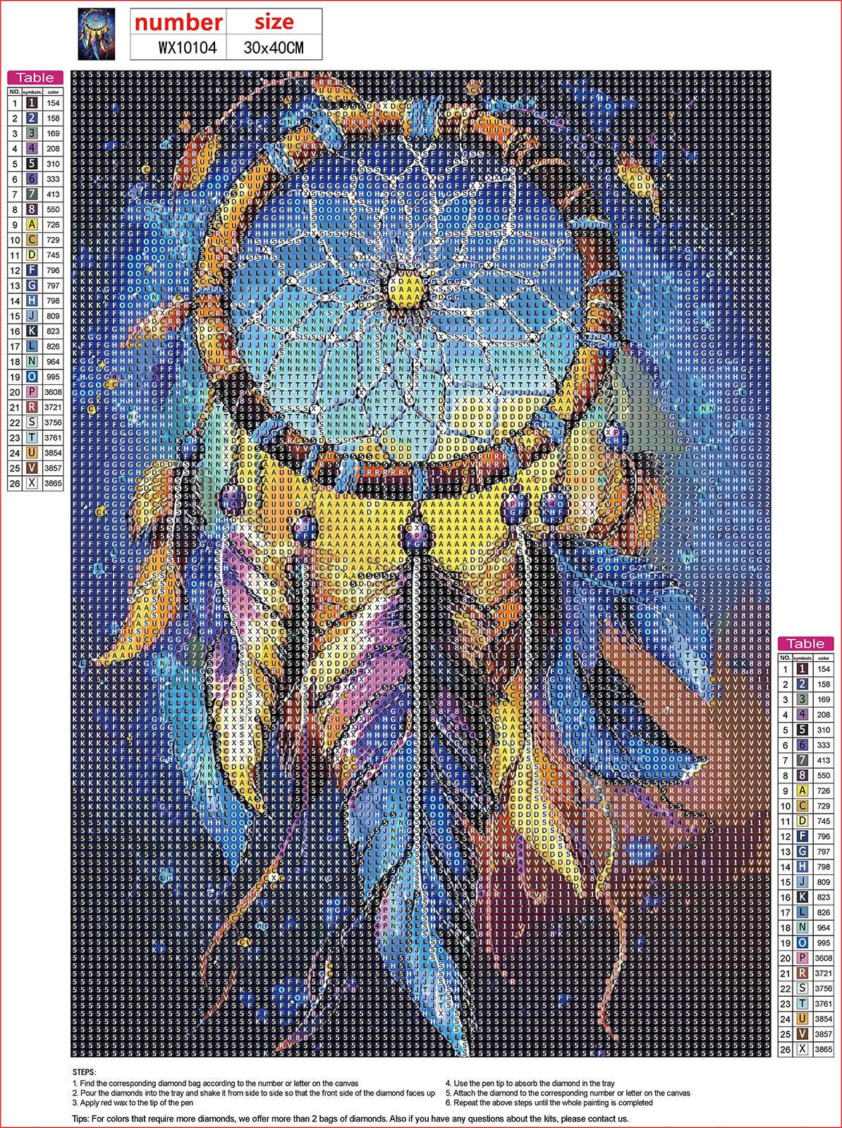 MXJSUA DIY Dream Catcher Diamond Painting Kits for Adults, Diamond Gem Art Painting for Beginners, Diamond Picture with Full Round Drill Dots Craft Set Gift, 12 * 16 Inch MXJSUA