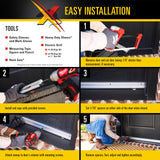 Xcluder 36" Low-Profile Door Sweep, Dark Bronze 2-Pack – Seals Out Rodents & Pests, Enhanced Weather Sealing, Easy to Install; Door Seal Rodent Guard; Rodent Proof Door Sweep Xcluder