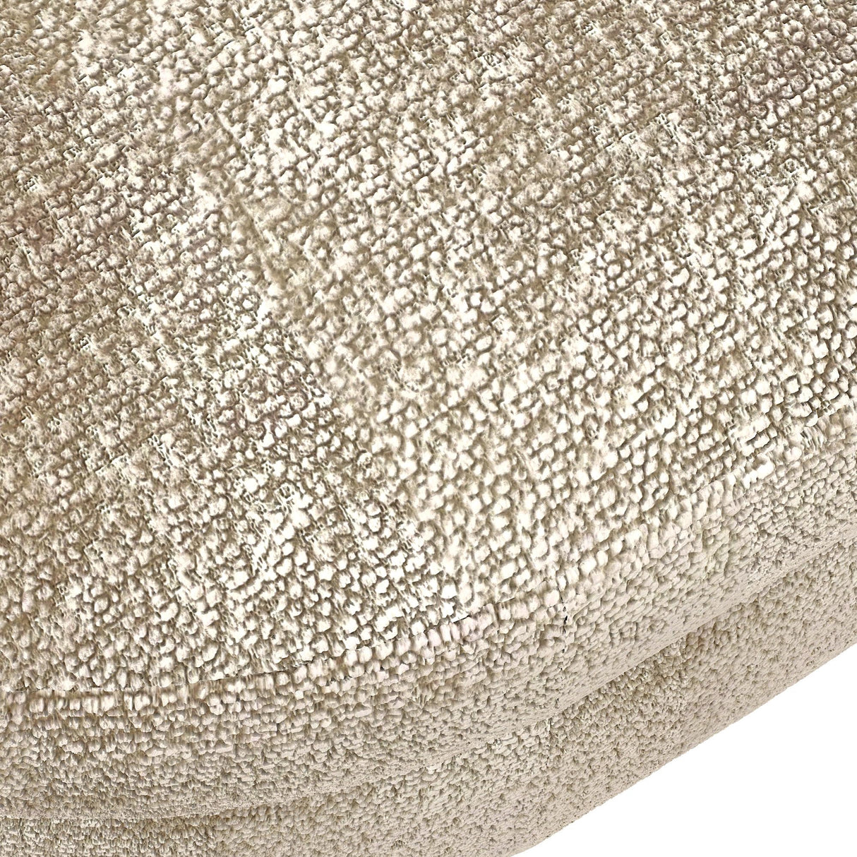 ECLYL Oval Storage Bench 43.5" Linen Fabric Upholstered Entryway Bench with Solid Wood Legs Ottoman Bench Indoor Bench for Living Room/Bedroom/End of Bed/Entryway (Brown) ECLYL