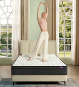Konuzu Full Mattresses,Hybrid 12 Inch Full Mattress in a Box,Memory Foam & Individually Pocket Spring for Pain Relief,Pressure Relief. Konuzu