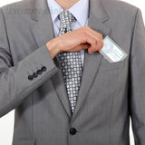 Framendino, 6 Pack Sublimation Blank Business Card Holder Metal Heat Transfer Card Case Pocket for Business Framendino