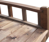 SamsGazebos Moon Bridges Japanese Style Arched Wood Garden Bridges, 6-Feet, Brown SamsGazebos