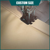 Royal Shade 14' x 14' Beige Square Waterproof Sun Shade Sail Canopy Awning, UPF50+ 98% UV Blockage & Water Resistant rsTADS14, Outdoor Backyard Patio Garden Carport (We Make Custom Size) Royal Shade