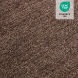 MCombo Zero Wall Recliner Sofa, Power Reclining Sofa, Wall Hugger Power Recliner Sofa with Adjustable Headrest, USB & Type C Ports, for Living Room, Fabric, HL198M3 (Coffee, 3-Seater) MCombo