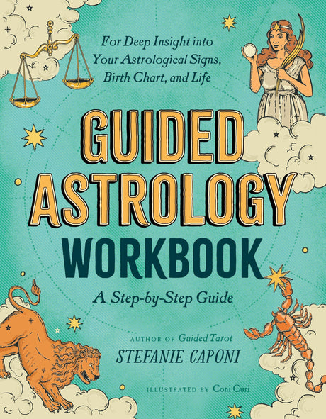Guided Astrology Workbook: A Step-by-Step Guide for Deep Insight into Your Astrological Signs, Birth Chart, and Life (Guided Metaphysical Readings) WoodArtSupply