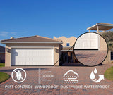 Garage Door Bottom Weather Seal T-Ends 20' Long, Black Strip with T-Ends size 5/16 to 1/4" | Garage Rubber Seal Replacement T-Style Match Amarr/Clopay (2.75"-3" Width Flat) HOOIMA