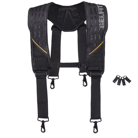 ToughBuilt - GelFit Suspenders for Tool Belt- Even Weight Distribution, Comfortable, Durable - (TB-CT-51G) ToughBuilt