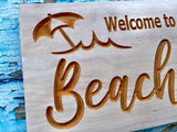 Custom Beach House Sign, Personalized Lake House Signs, Custom Wooden, Sign, Outdoor Wooden Sign Benchmark Signs And Gifts