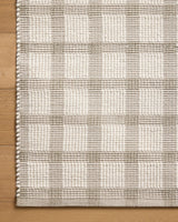 Loloi Magnolia Home by Joanna Gaines Ryder Collection RYD-02 Stone/Ivory 5'-0" x 7'-6" Area Rug Loloi