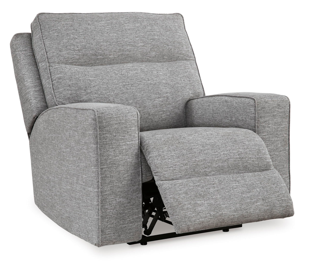 Signature Design by Ashley Biscoe Contemporary UV Resistant Durable Power Recliner with USB Port, Adjustable Headrest and Track Arms, Gray Signature Design by Ashley
