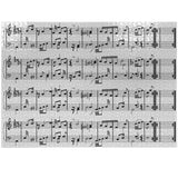 Ambesonne Music Jigsaw Puzzle for Adults, Musical Notes on The Clef Illustration Ornamental Pattern Art Print, Heirloom-Quality Fun Activity Durable Cardboard, 1000 pcs, White Ambesonne