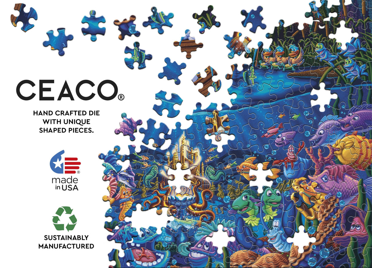 Ceaco - Disney - Dowdle - The Little Mermaid - Part of Your World - 1500 Piece Jigsaw Puzzle Ceaco