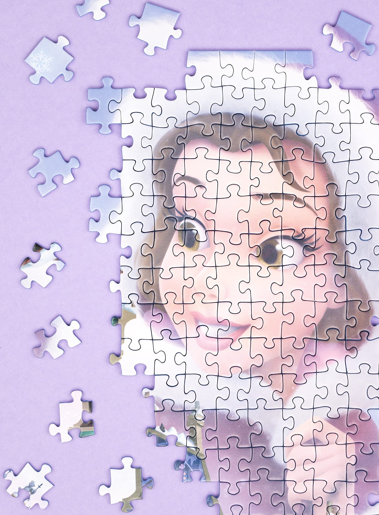 Ravensburger Disney Castle Collection - Belle's Enchanted Castle 1000 Piece Jigsaw Puzzle for Adults & Kids | Unique, Softclick Interlocking Pieces | Vibrant, Matte Finish Artwork | FSC Certified Ravensburger