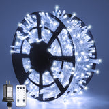 JMEXSUSS 168FT 600 LED White Christmas Lights Outdoor Waterproof with Remote Indoor Christmas String Lights Cool White Christmas Tree Lights Plug in for Room Wedding Holiday Christmas Decorations JMEXSUSS