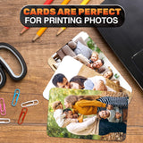 100 Pcs Sublimation Business Card Blanks - Sublimation Cards Sublimation Business Cards Double Sided White Aluminum Business Card Blanks Sublimation Id Card Blank - Sublimation Metal Business Cards Oskal