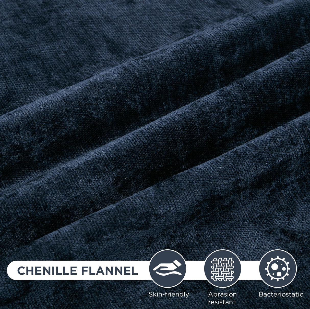 Tbfit 89" Cloud Modern Sofa, Comfy 3-Seater Couch w/Pillows, Pocketed Spring Seats, Plush Foam Cushions, Chenille Fabric Removable Cover, Soft Upholstered Living Room Furniture Home Apartment, Blue Tbfit