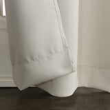 Sun Zero Easton Energy Saving Blackout Grommet Curtain Panel, 40" x 108", Pearl Sun Zero