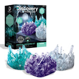 Discovery™ 12-Piece Lab Crystal Growing Kit, Grow Colored Crystals, Includes Mold Shapes and Magnifying Glass, Fun Chemistry and Geology Educational Science STEM Set Discovery Kids