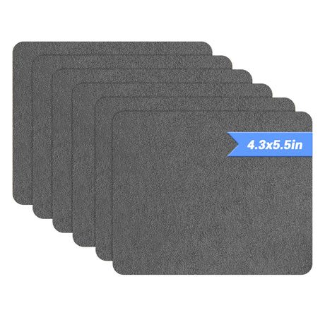 Azobur Sofa Fabric Repair Patch, 6 Piece Microfiber Patches, Self Adhesive Fabric Sofa Patch Repair Fabric, Luxurious Look, Quick Fix Sofa.(Gray) Azobur
