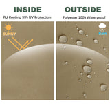 JANCANOPY Replacement Cover for 10X12Ft Oakmont Gazebo L-GZ1188PST-A,Pinehurst Gazebo L-GZ1188PST,Khaki JANCANOPY