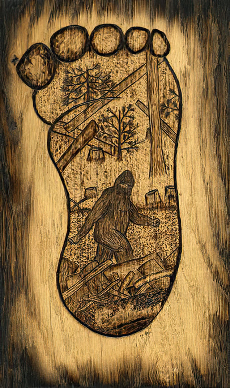 DIY 5D Diamond Painting，Bigfoot,Paint by Number Crystal Rhinestone Diamond Embroidery Paintings Cross Stitch,12 * 16 inch. VEZCOS