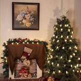 Dazzle Bright C9 Christmas String Lights, 100 LED 66 FT Waterproof Connectable Green Wire Fairy Lights, Christmas Lights for Indoor Outdoor Home Yard Xmas Tree House Decorations (Warm White) Dazzle Bright