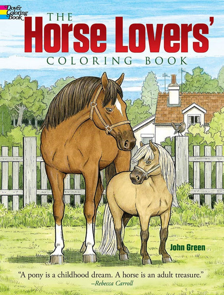 The Horse Lovers' Coloring Book (Dover Animal Coloring Books) Dover Publications