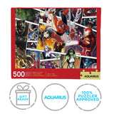 AQUARIUS Marvel Puzzle (500 Piece Jigsaw Puzzle) - Glare Free - Precision Fit - Officially Licensed Marvel Merchandise & Collectibles - 14 x 19 Inches AQUARIUS