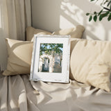 Vittanly 11x14 Picture Frame, Display Pictures 8x10 with Mat or 11x14 without Mat, Rustic Photo Frame for Wall Mounting, Distressed White, 1 Pack Vittanly